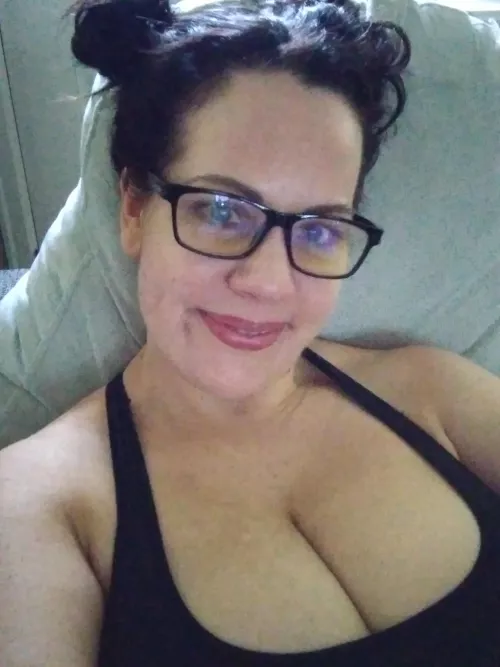 Just relaxing on the couch with a glass of 🍷. Join me?