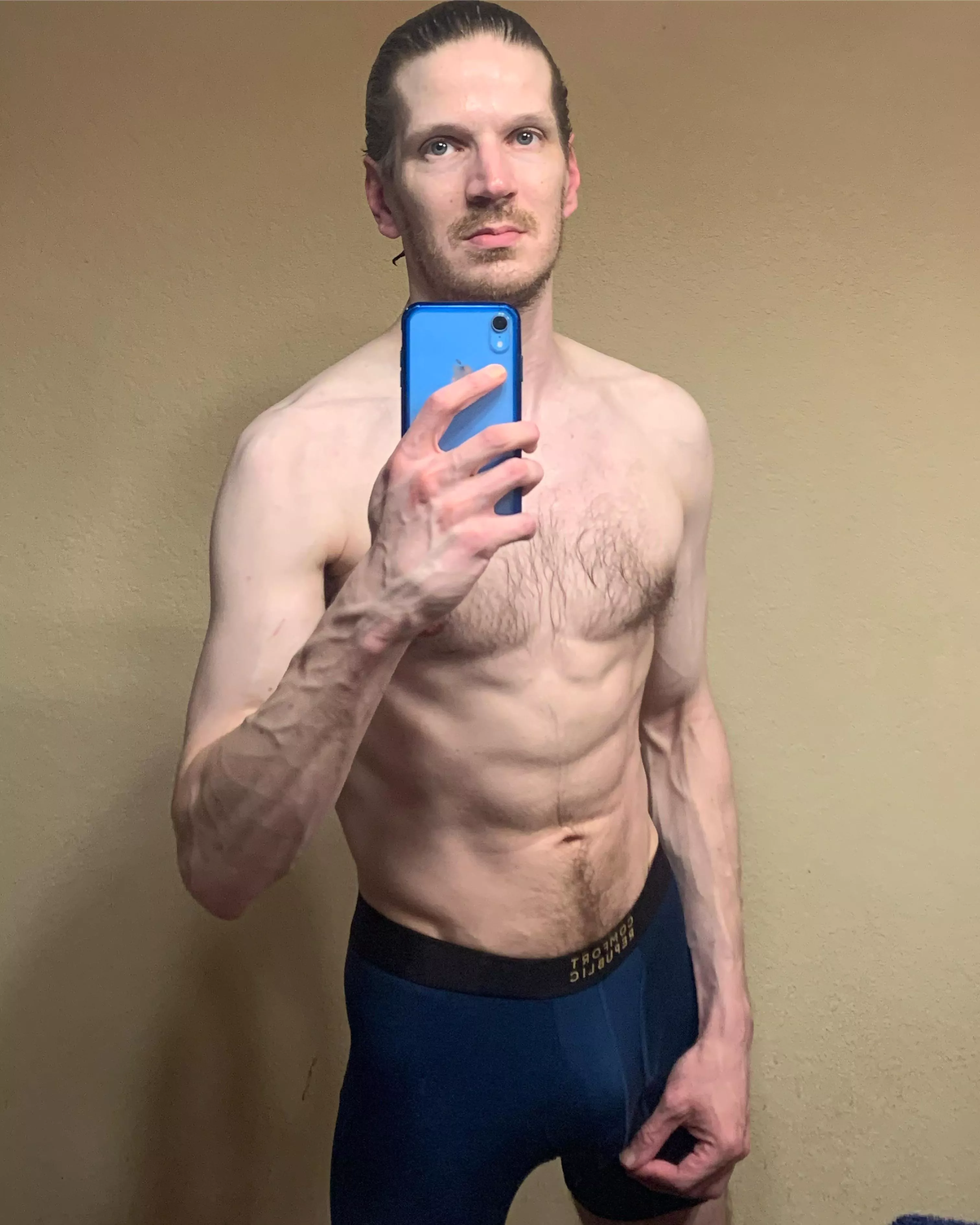 Just remember: if you find yourself soaked and wet on a rainy day, your balls are safe… with Comfort Republic underwear. There’s no chafing. 😊