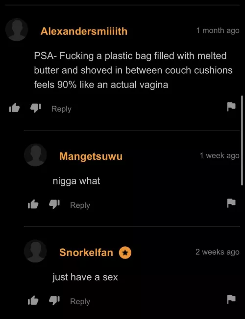 Just some friendly advice