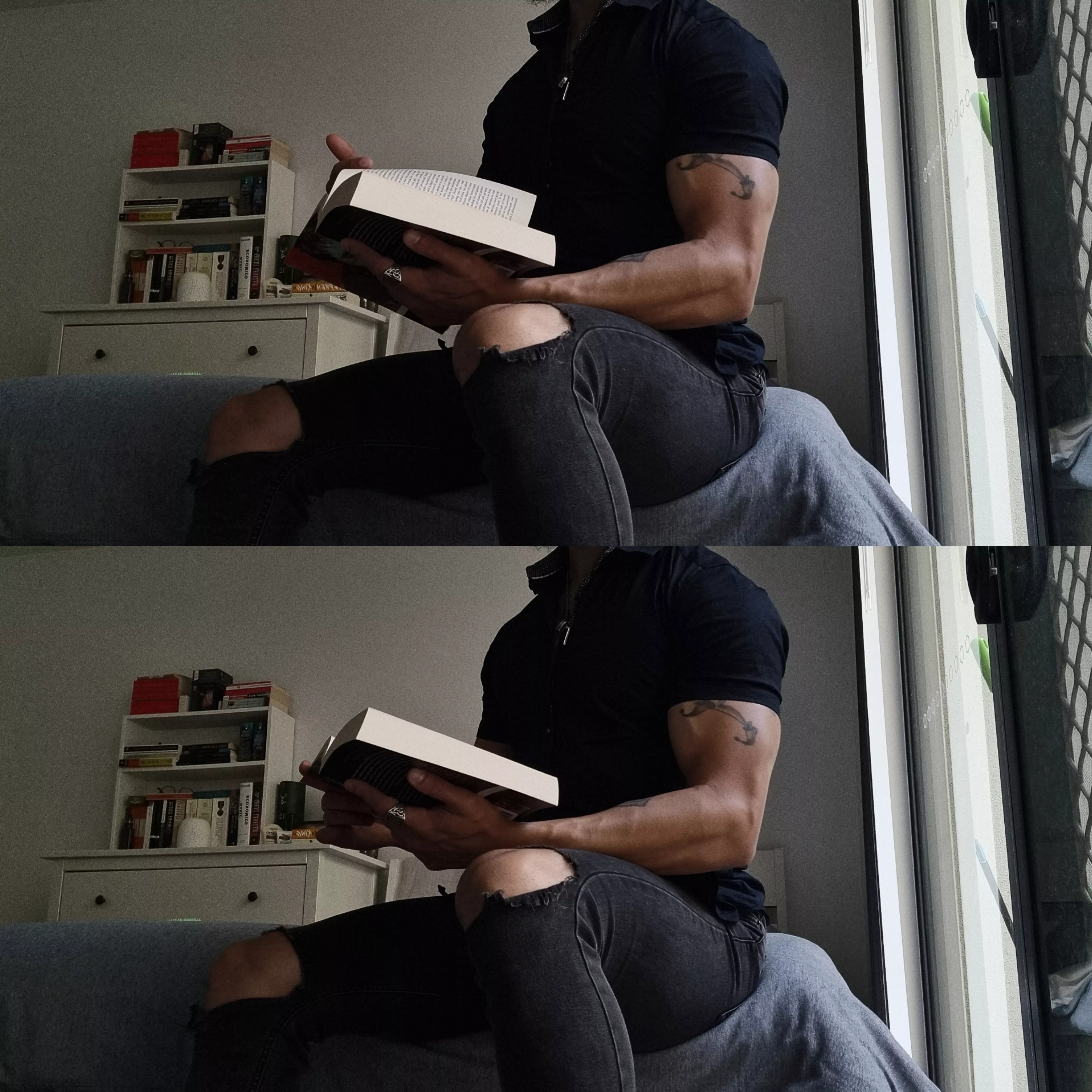 Just spreading some book cheeks 📖