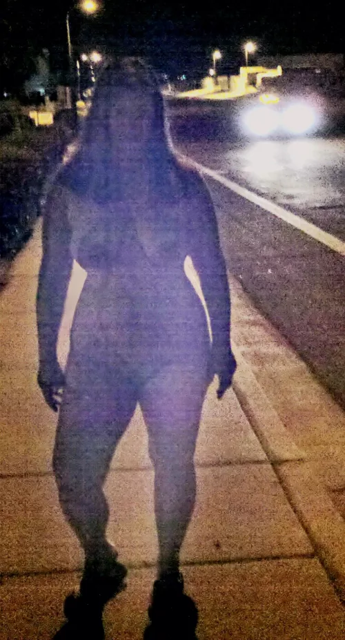 Just taking a naked walk ! Try it is so much fun! (f)
