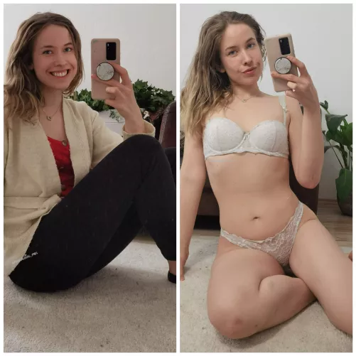 Just wanted to show you what a librarian wear underneath 😘