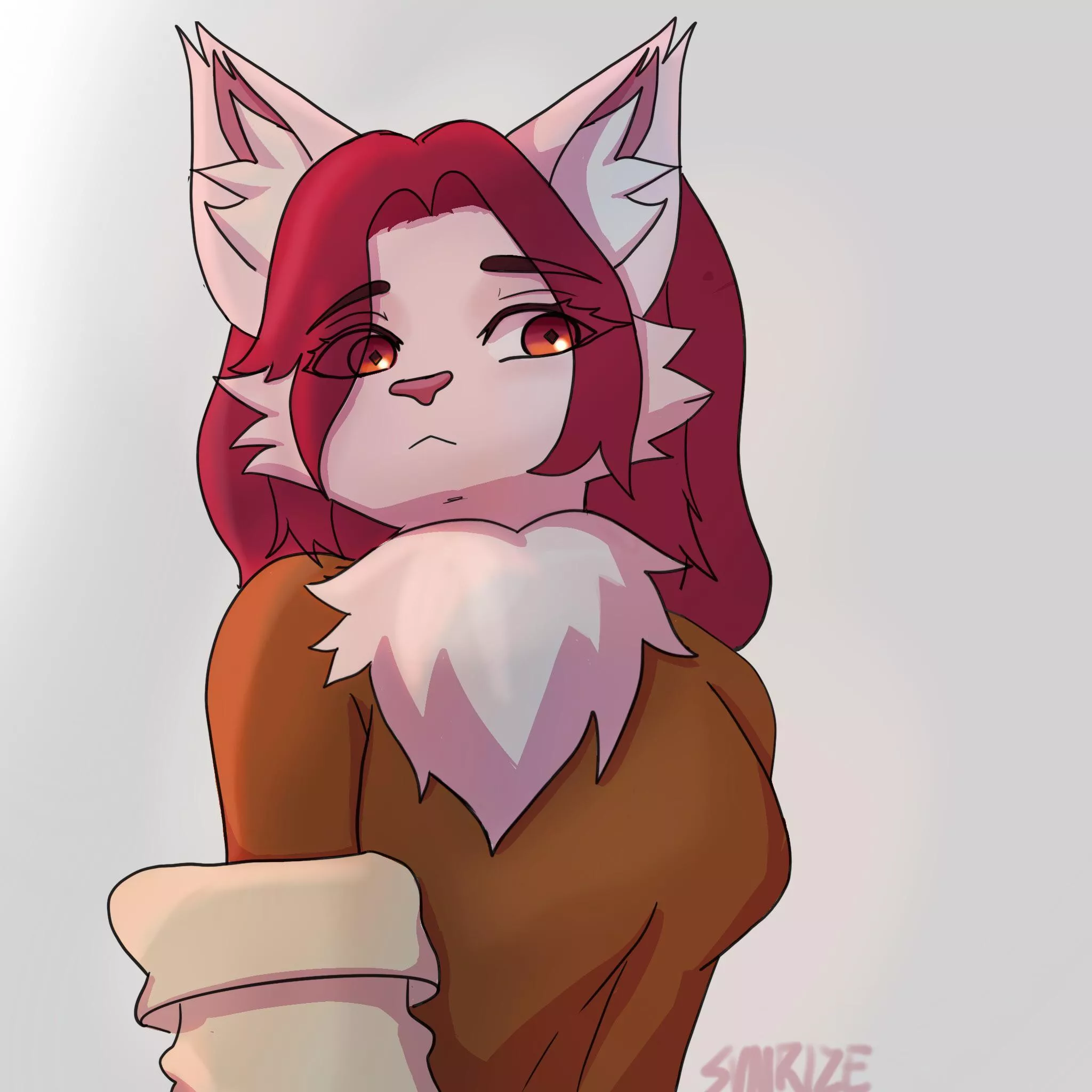 Just wanted yo share with you my fursona uwu (art by me)