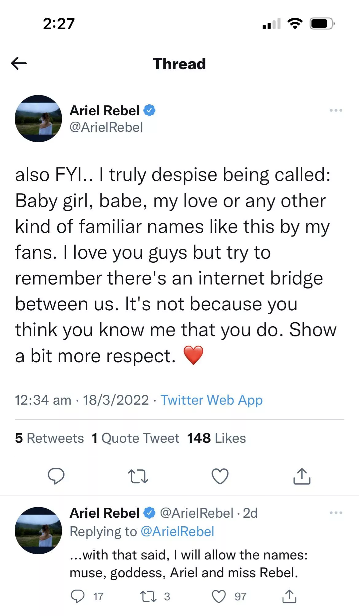 Just your daily reminder to show a little respect