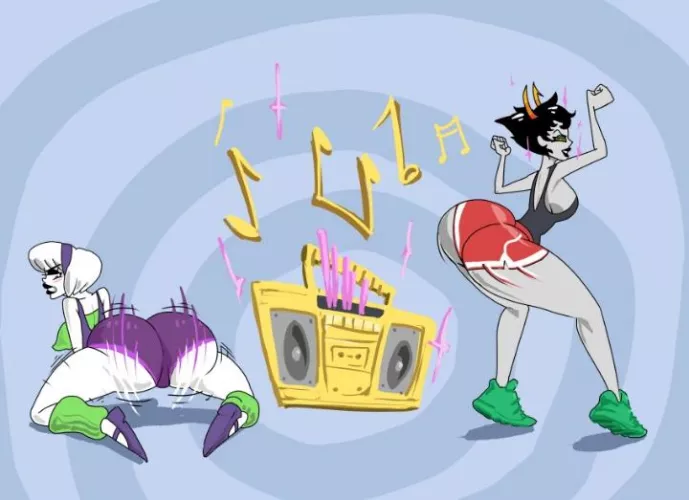 Kanaya and Rose twerking by putricia