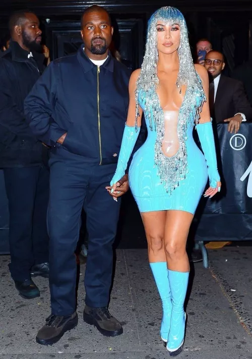 Kanye West and ex wife Kim