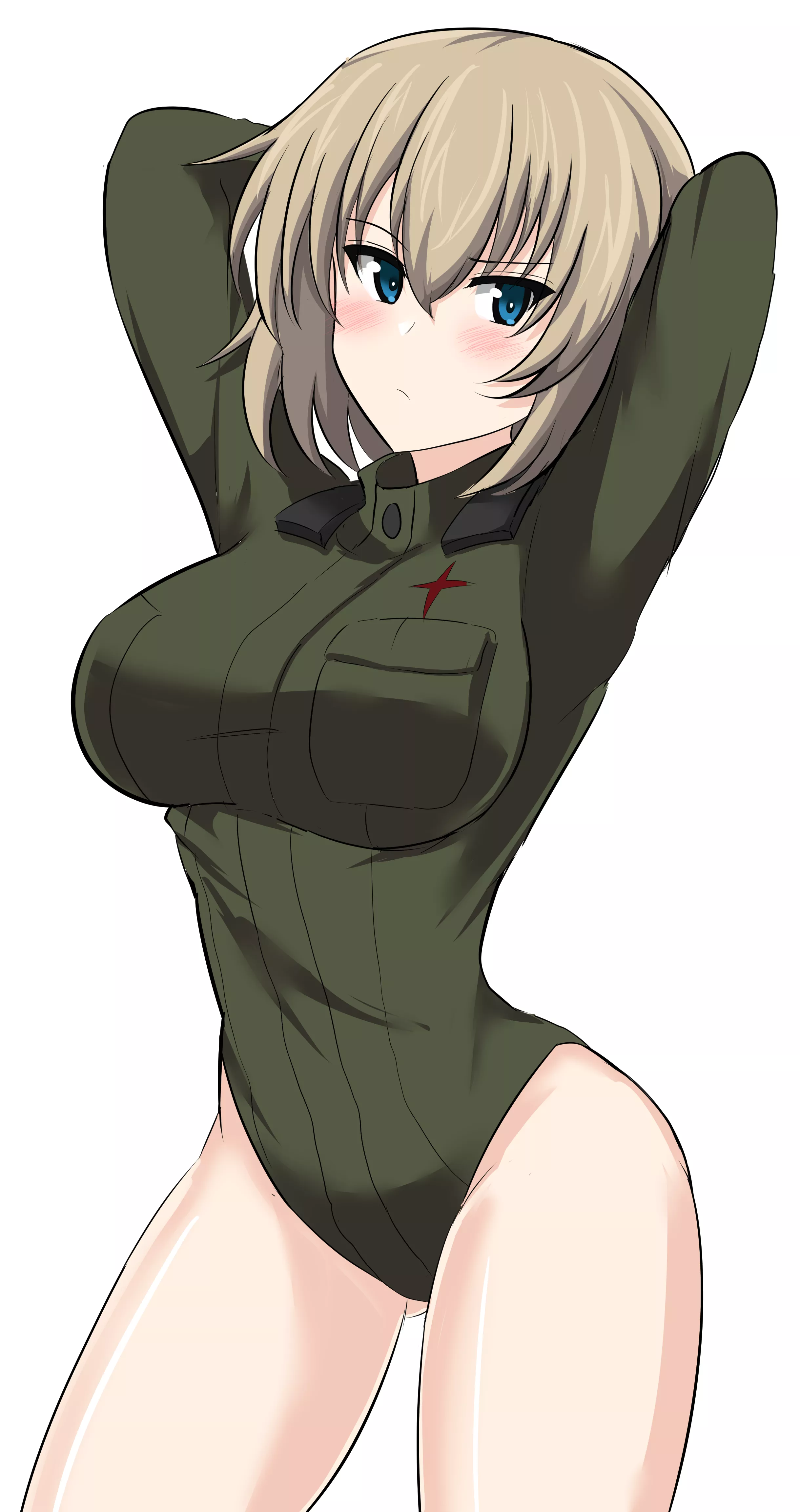 Katyusha Finds Her New Uniform Embarrassing (Aikir) [Girls Und Panzer]