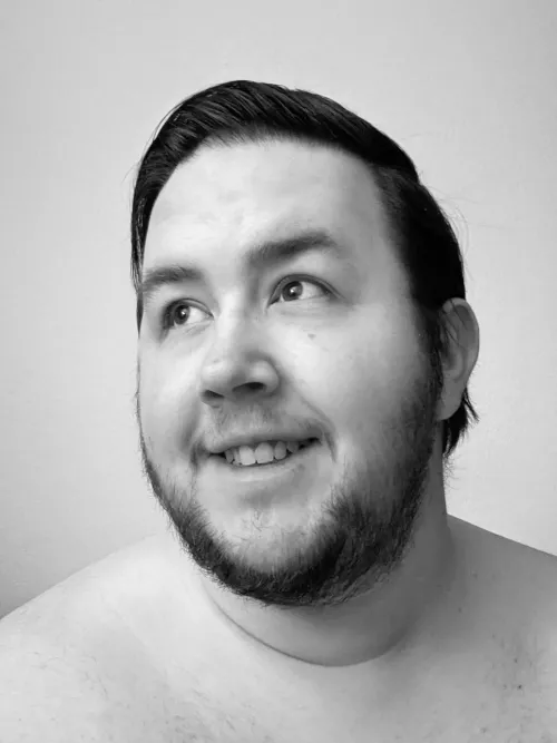 Know I'm not the typical look, but I thought this B&W portrait turned out nice.