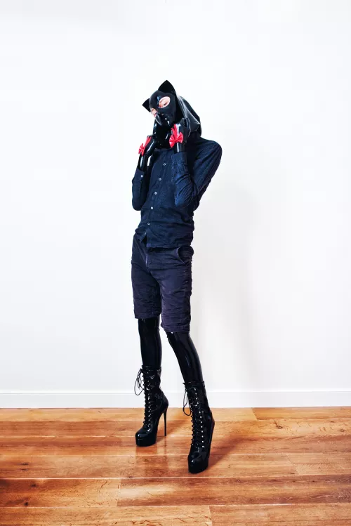 latex mixed with regular clothes are a perfect match!