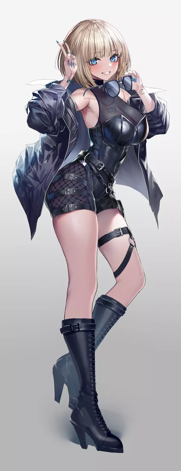 Leather Straps, Belts, & Jacket [Artist's Original]