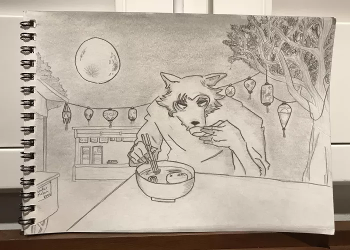 Legoshi at the Moon Night Festival (OC)