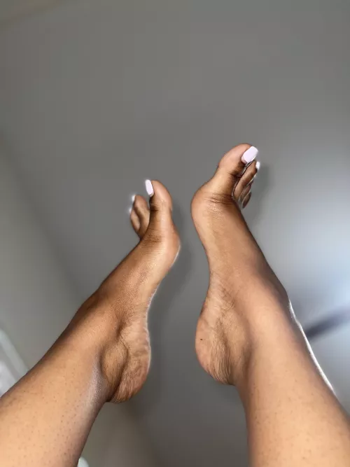 Legs in the air. Do you like the view?