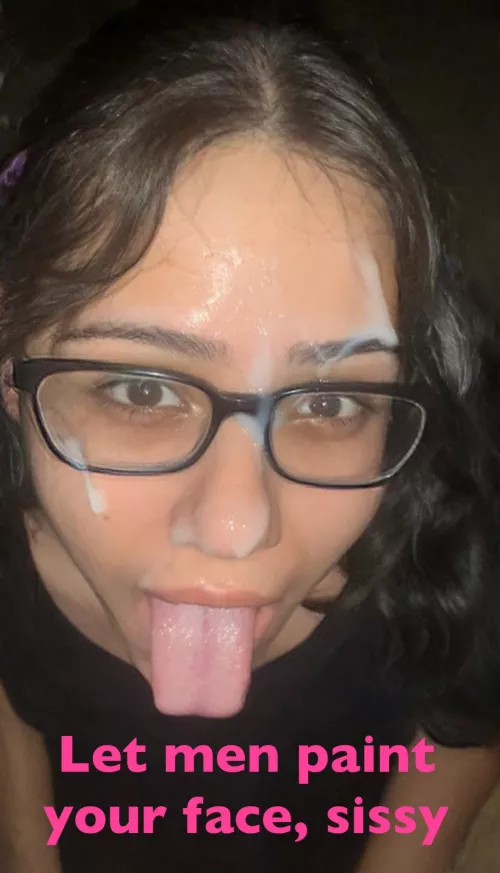 Let men paint your face, sissy.