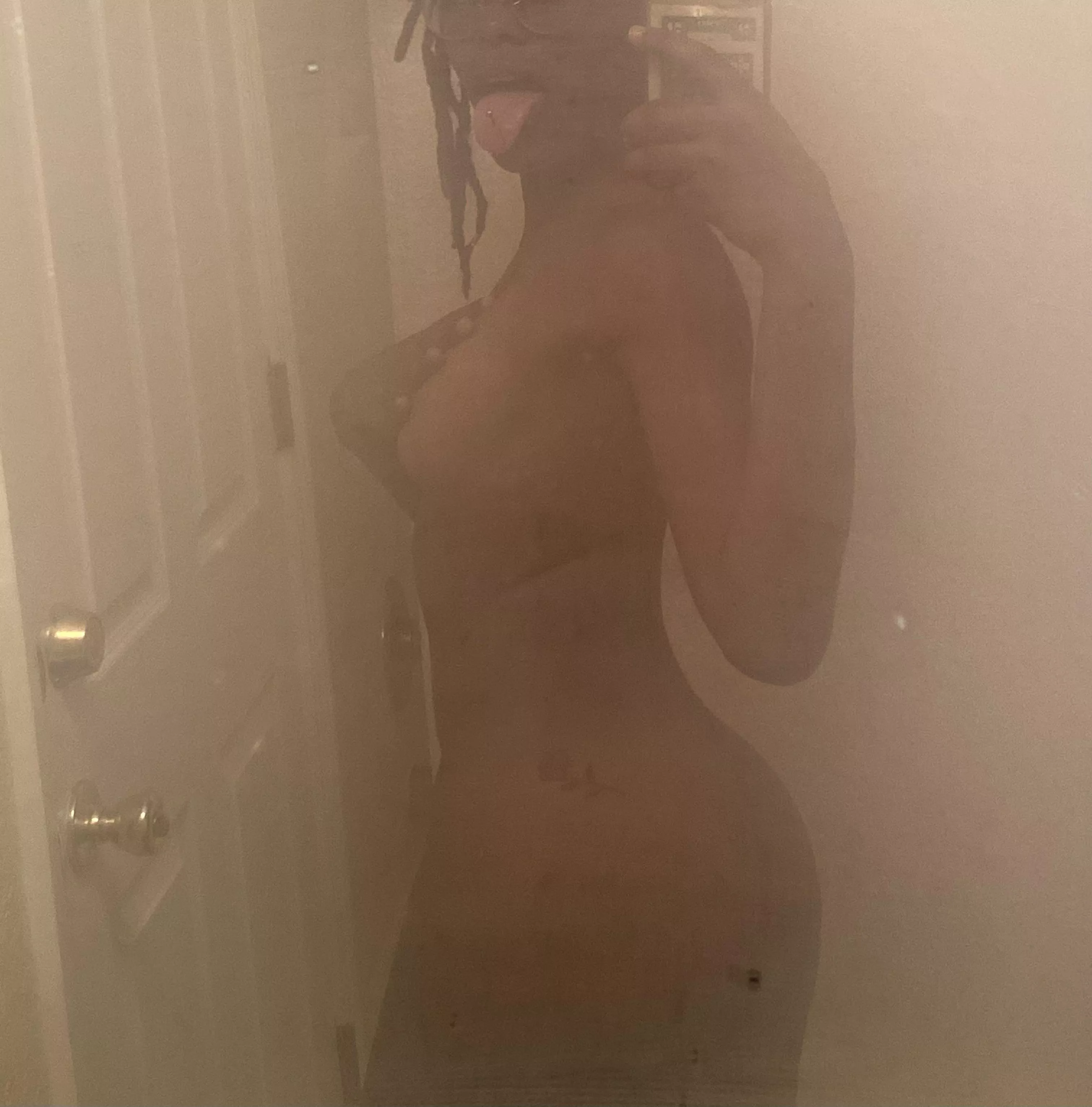 Let’s take a nice steamy rinse before we get dirty 😉