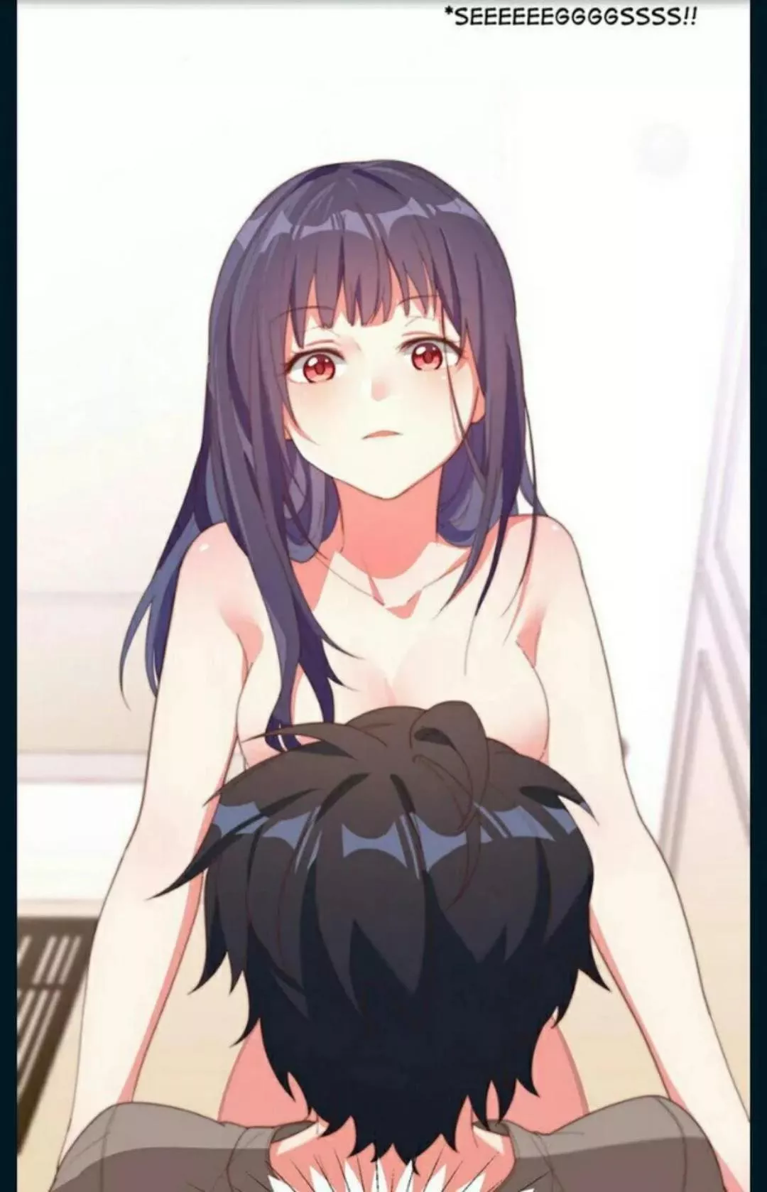 Lf color source: 1girl, 1boy, black hair, manhwa, 