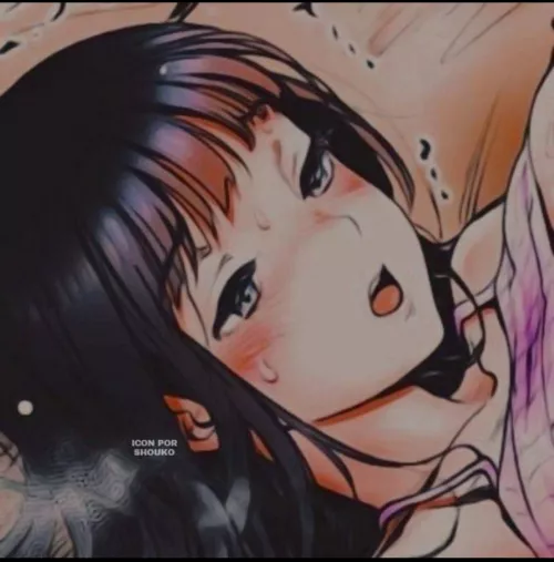 LF Color Source: 1girl, black hair, grey eyes, collarbone, eyebrows visible through hair, shirt, open mouth, blushing, sweating,