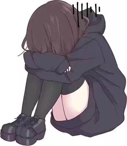 LF Color Source: 1girl, depressed, black hoodies, thighs LF Color Source: 1girl, depressed, black hoodies, thighs