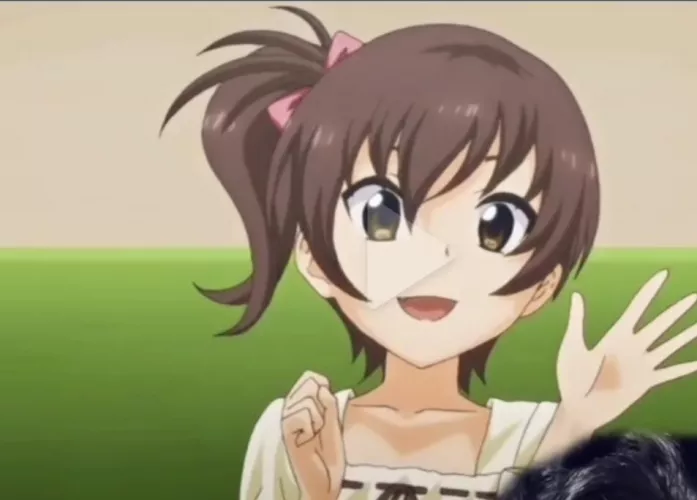 LF Color Source: hair bow, brown hair, brown eyes, pigtail, hentai (i think).