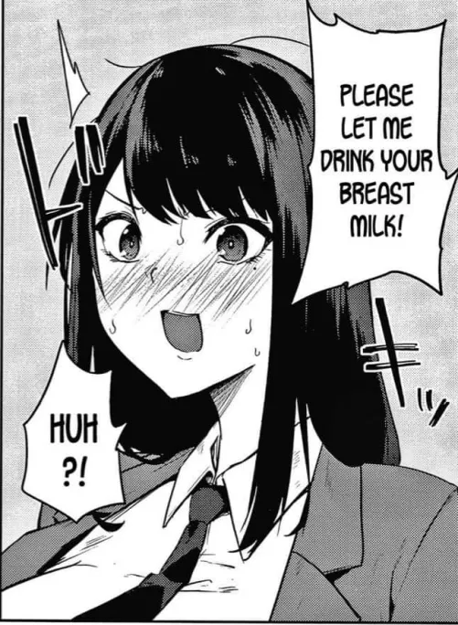 LF mono source 1girl, long hair, black hair, blushing, surprised,