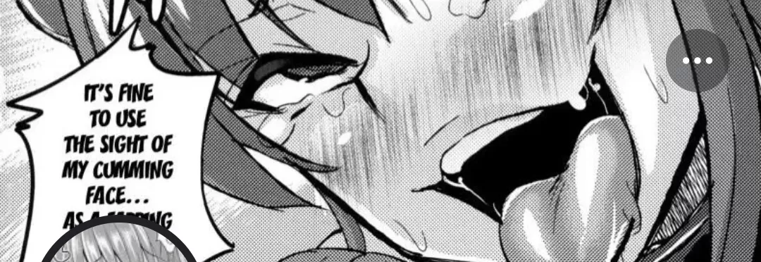 LF mono source: girl making ahegao face saying it's fine to use the sight of cumming face