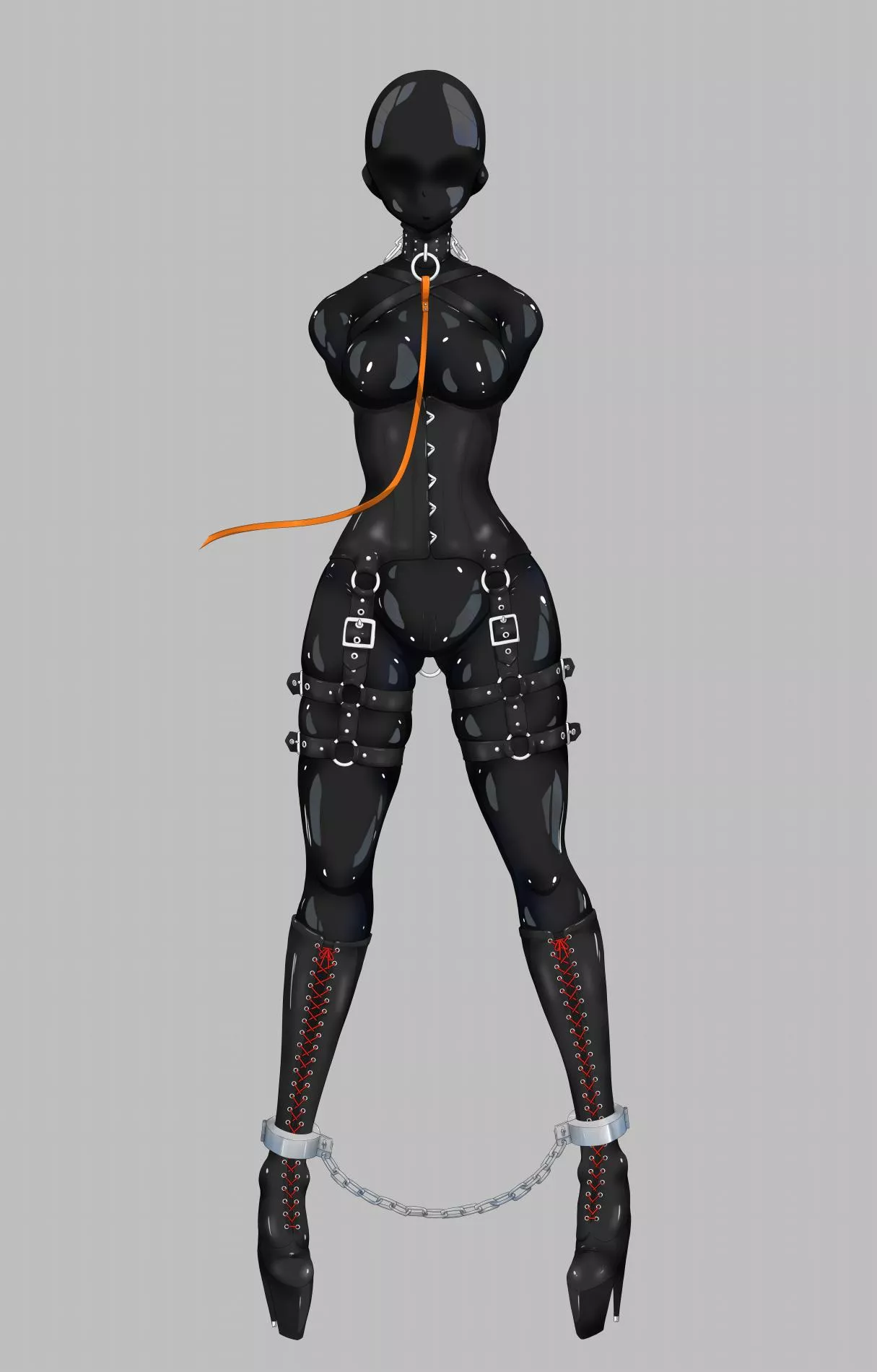 little pet on a leash