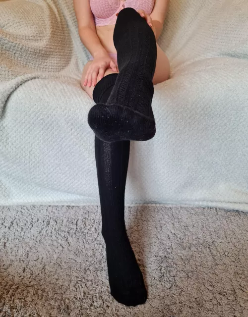 Long socks make for happy cocks