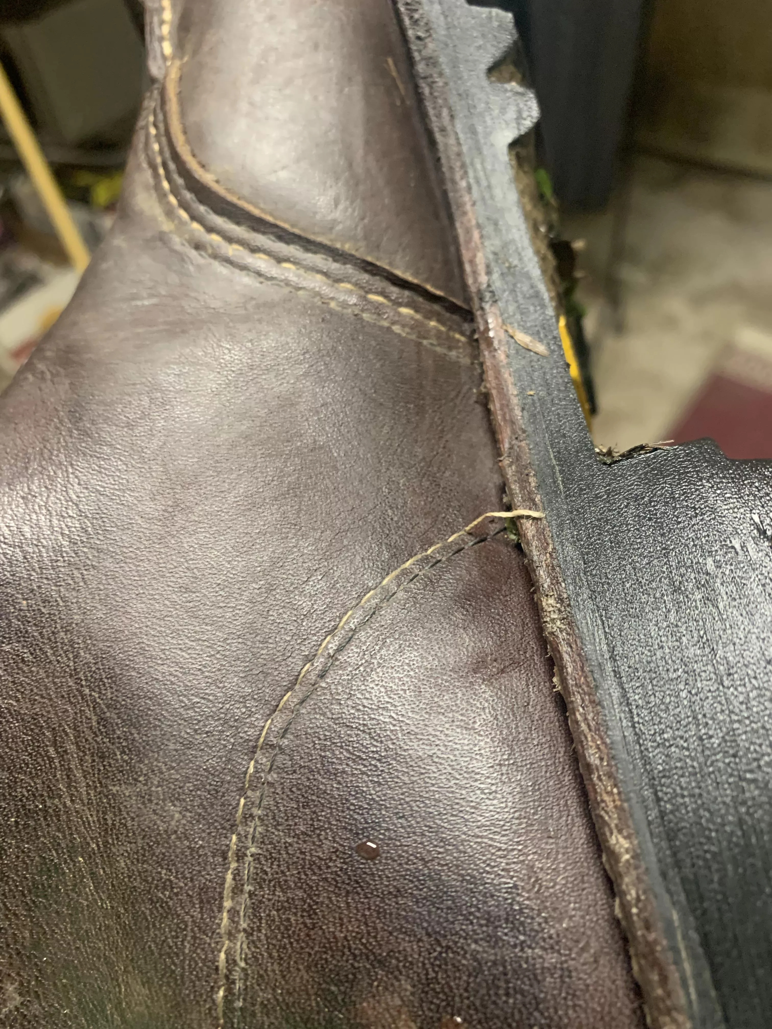 Loose stitching on boot. What should I do? Loose stitching on boot. What should I do?