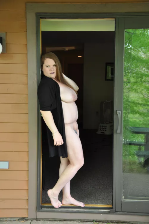 Love being outdoors naked