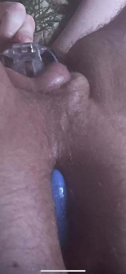 Love every second I’m caged and plugged.