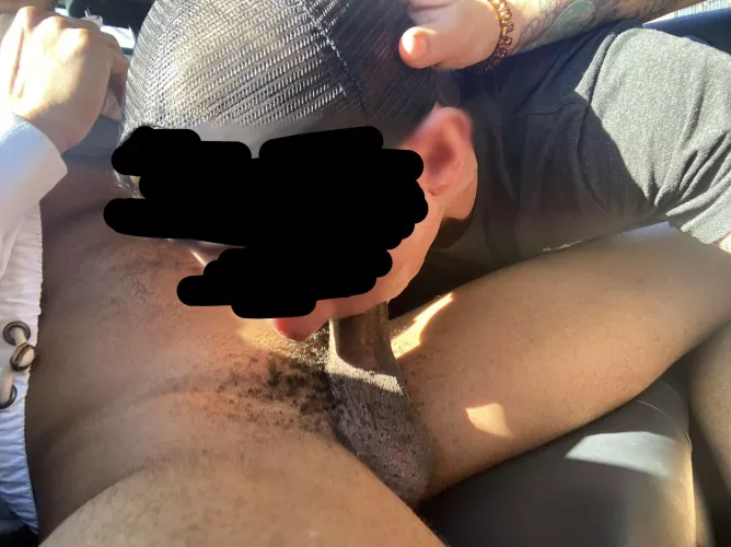 Love when she forces my head down on our bull