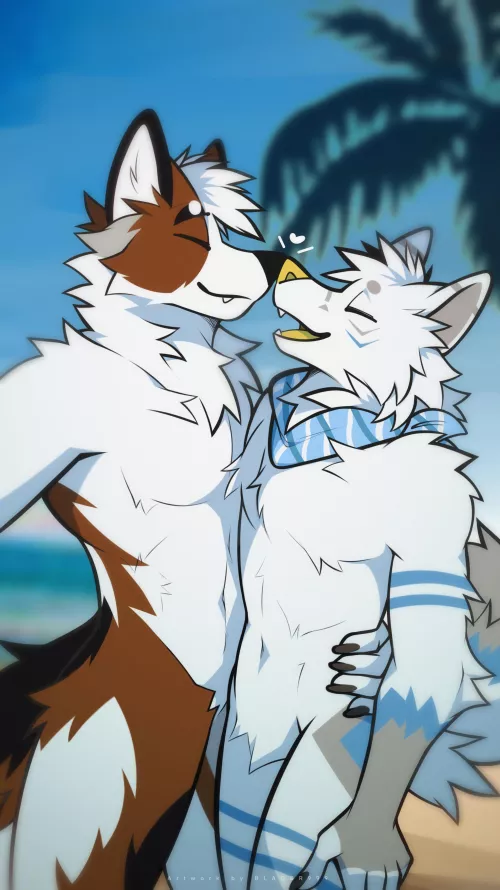 Love your Samoyed ❤ - Art by me @maaterblader191 (Twitter)