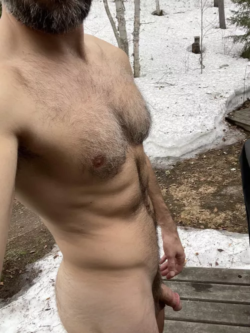 Loving the great outdoors.