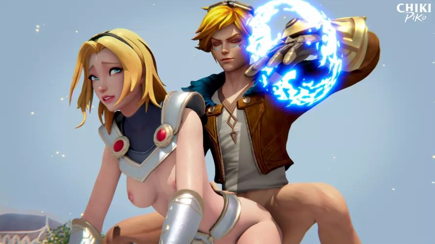 Lux and Ezreal (Chikipiko)