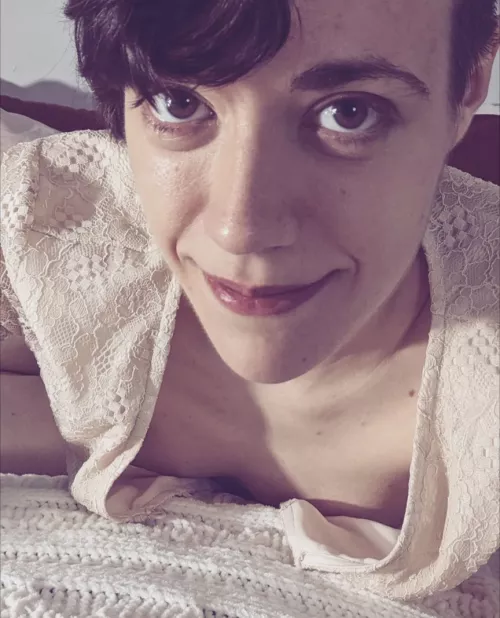 Lying in bed, loving the sound o[f] the rain