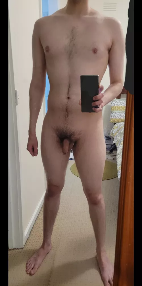 M 22 65kg 6'0 Nervous posting here! Honest thoughts? Used to be made fun of for being too skinny.
