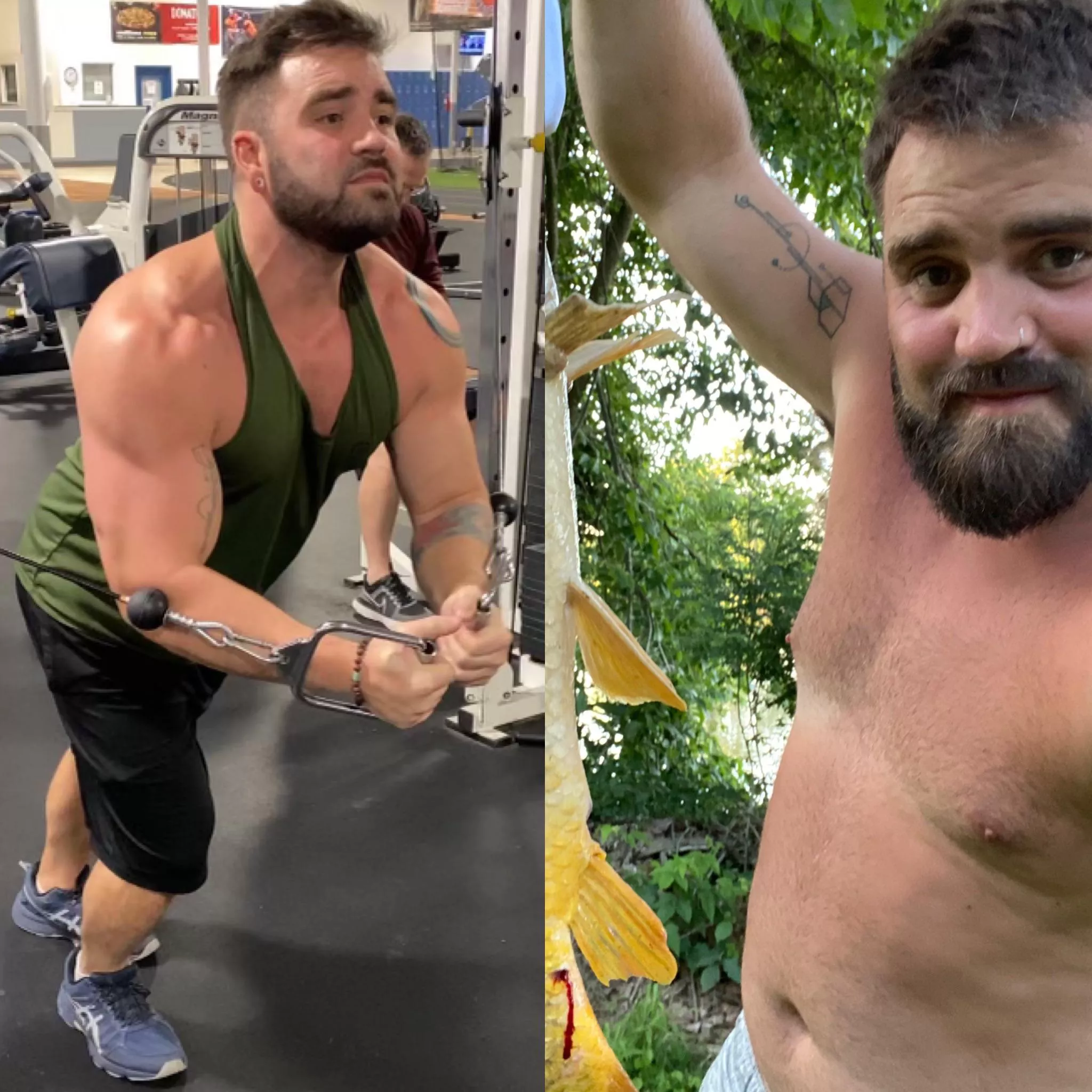 (M) after 15 months finally losing the dad bod 💪. Down 22lbs and have added probably 10Lbs of muscle