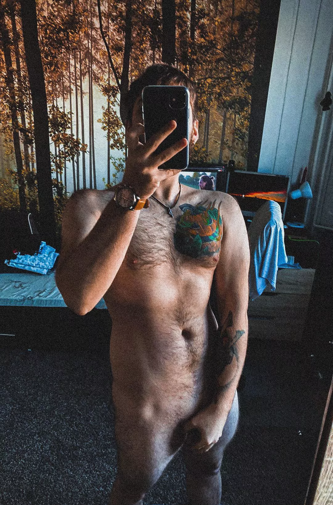 [m] Always feeling myself, especially after working out!