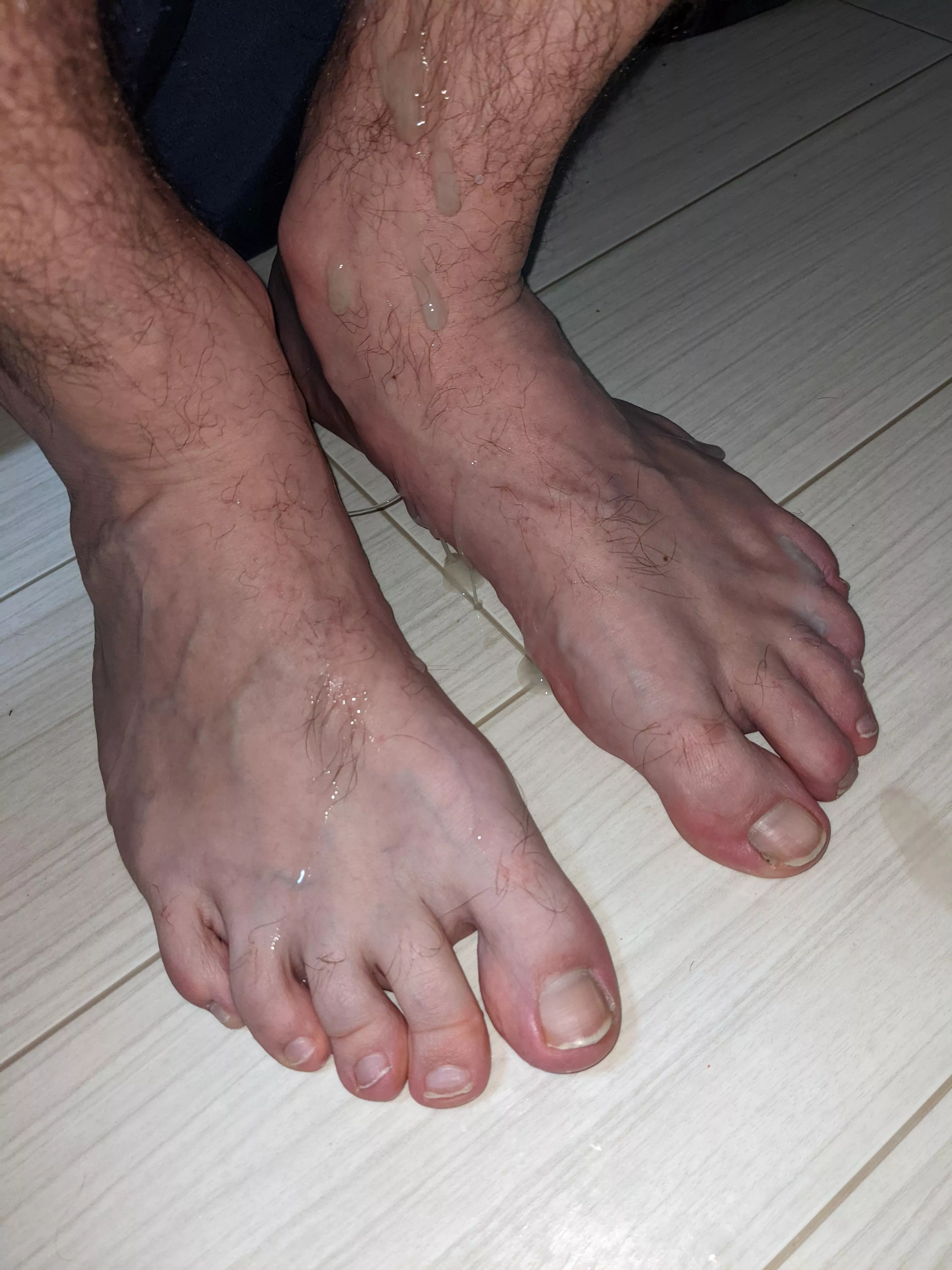 Made a bit of a mess on my size 14s... 😉