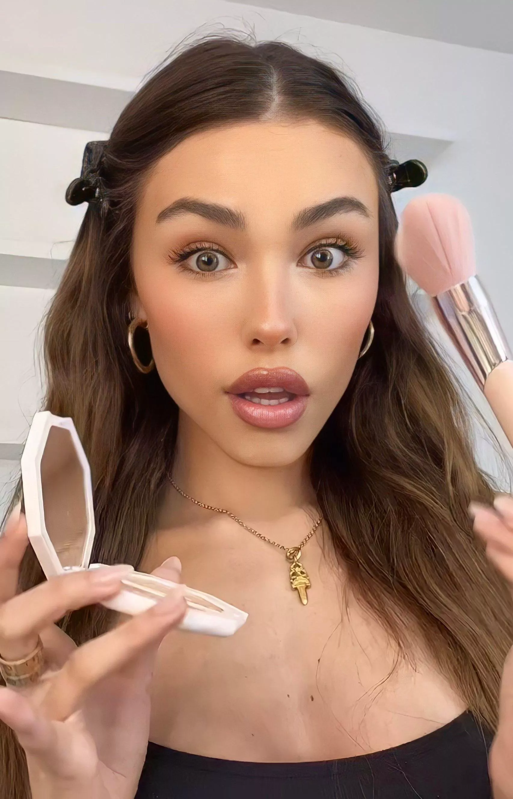 Madison Beer looks like she just realized how big it is