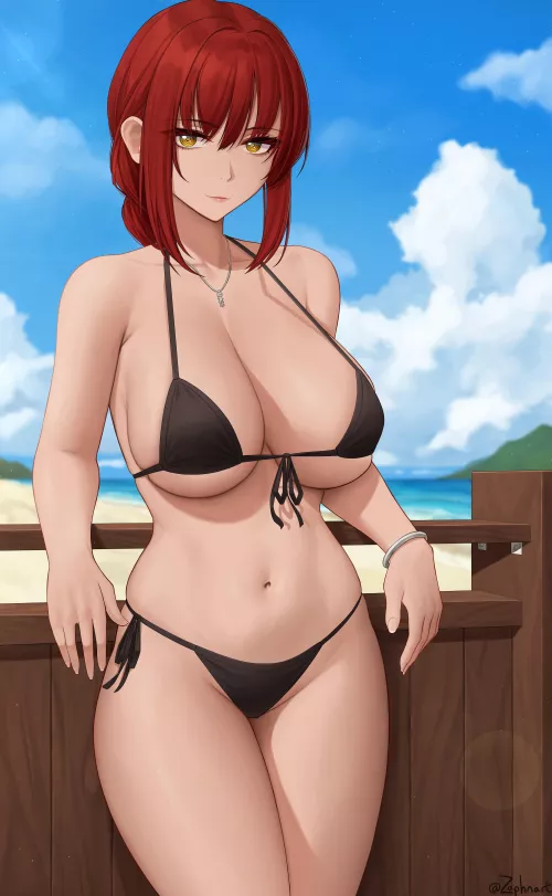 Makima’s skimpy bikini