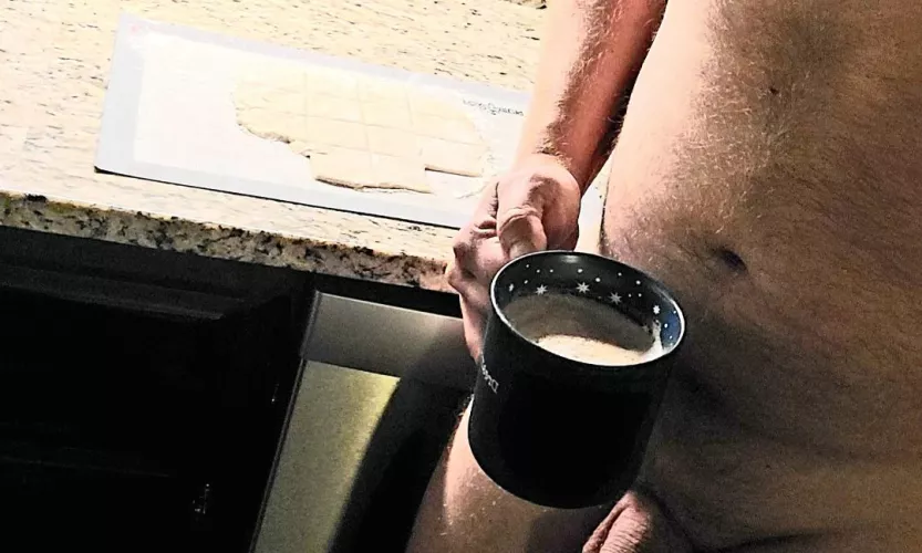 Making beignets to go with my coffe this morning