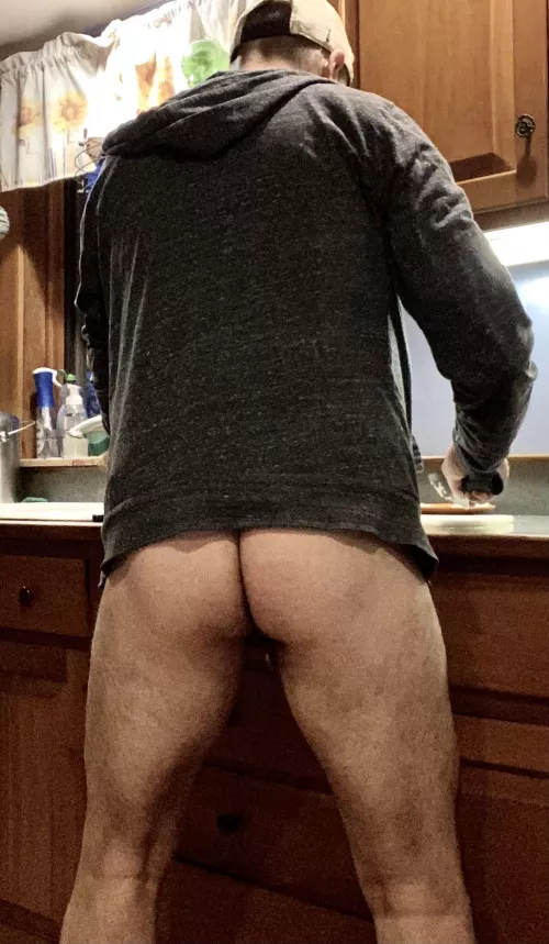 Making dinner…you cumming by?