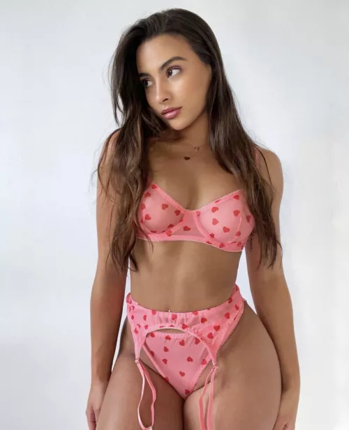 Maria in beautiful lingerie
