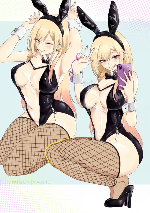 Marin Kitagawa - the trendy Transparent Bunny suit looks great on Marin (VialNite) [My Dress up darling, Sono Bisque doll wa koi wo suru]