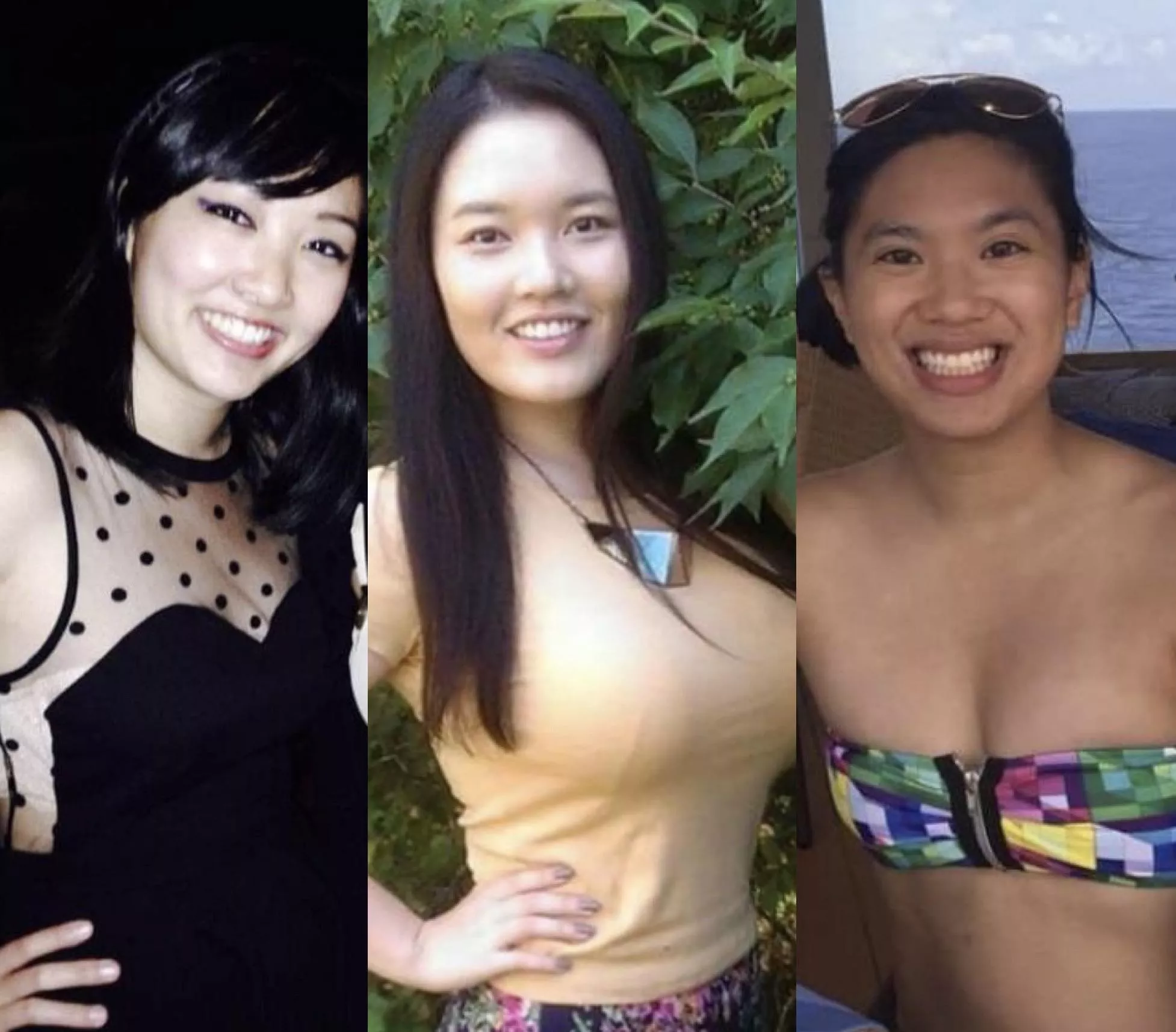 Me and my besties are closet sluts ☺️ who would you face fuck first?