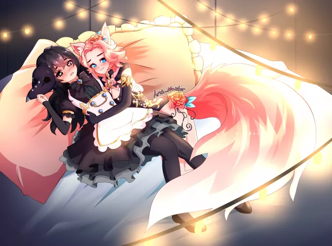 Me and my Femboy boyfriend (^◡^✿) [original]