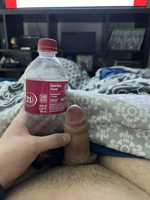 Me compared to a soda bottle. Dm me and compare!