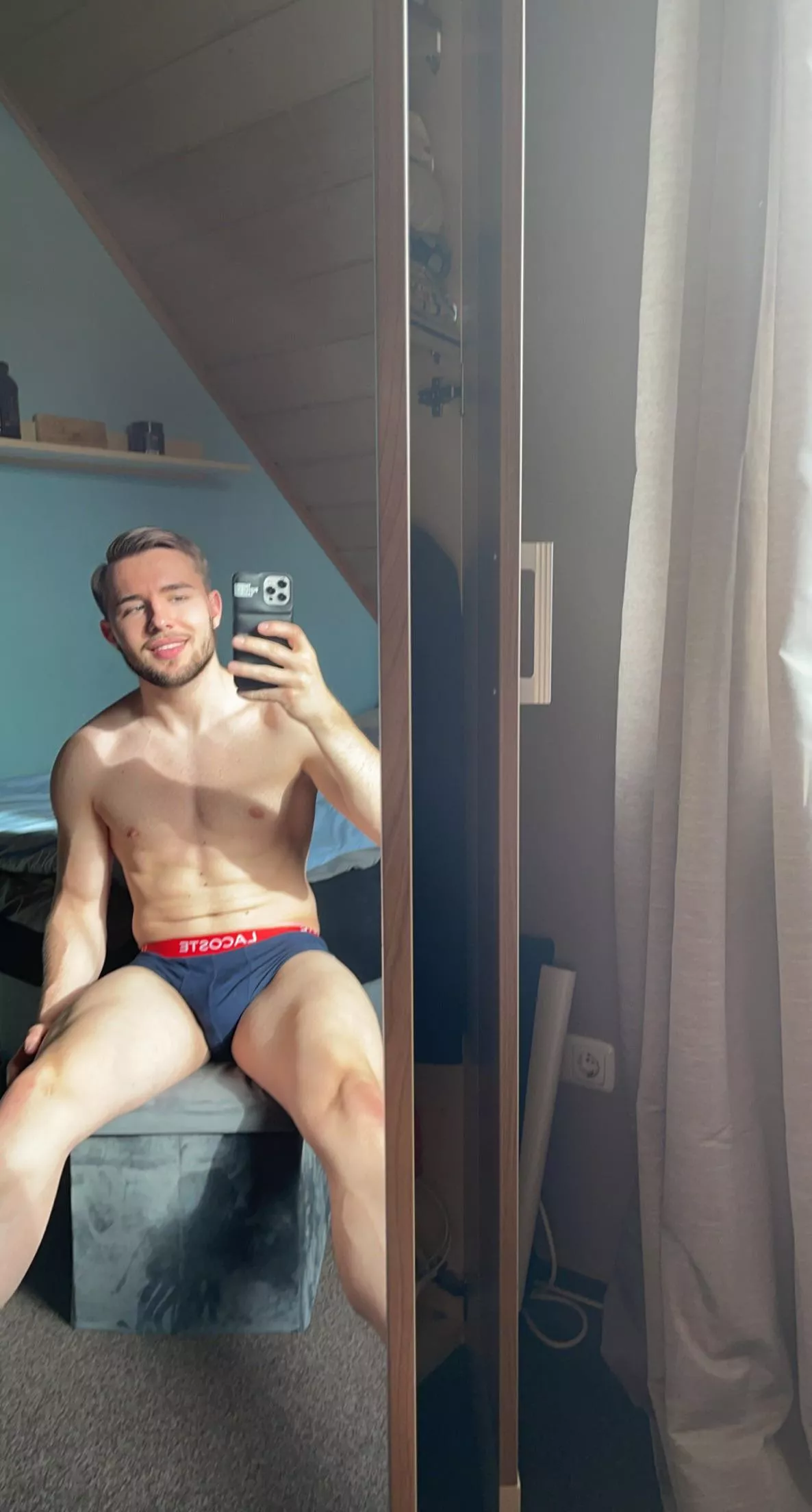 Me in Lacoste underwear