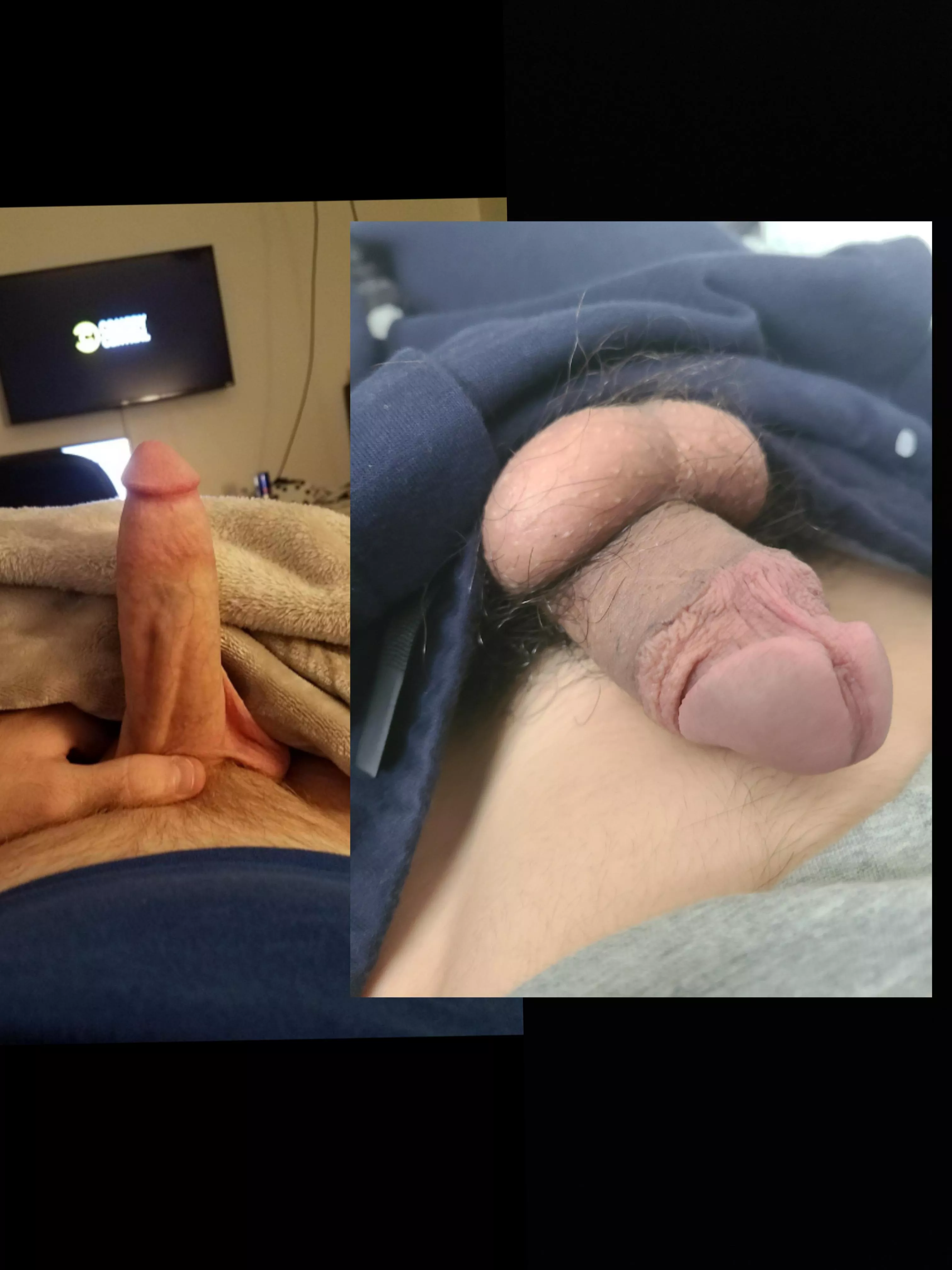 (Me on right) The difference is day and night. Can't compare to a hung bud😅😅😅