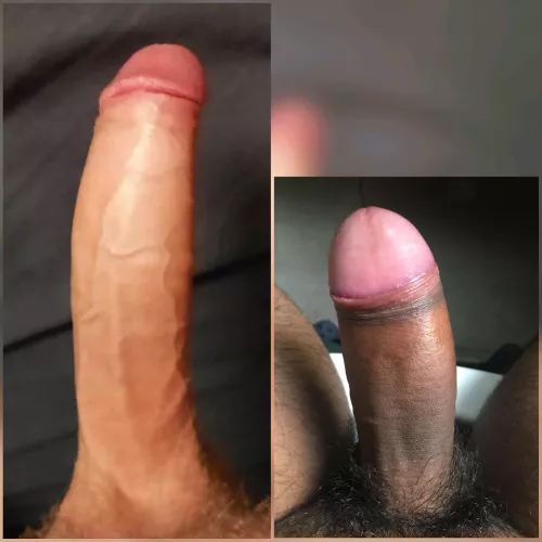 Me vs. @_annant_ compared 😁 His thick cock is lacking some lenght when compared to mine